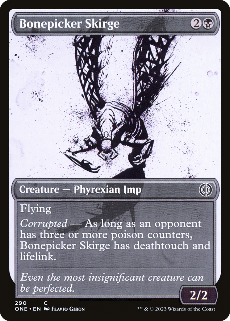 Bonepicker Skirge (Showcase Ichor) [Phyrexia: All Will Be One]-1