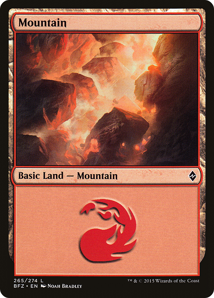 Mountain (265) [Battle for Zendikar]-1