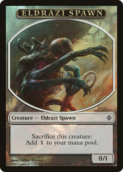 Eldrazi Spawn Token (1a/5) [Rise of the Eldrazi Tokens]-1
