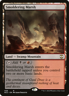 Smoldering Marsh [Streets of New Capenna Commander]-1