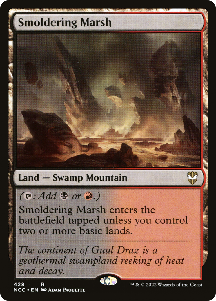 Smoldering Marsh [Streets of New Capenna Commander]-1