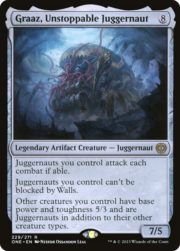 Graaz, Unstoppable Juggernaut [Phyrexia: All Will Be One]-1