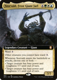 Storvald, Frost Giant Jarl (Extended Art) [Dungeons & Dragons: Adventures in the Forgotten Realms Commander]-1