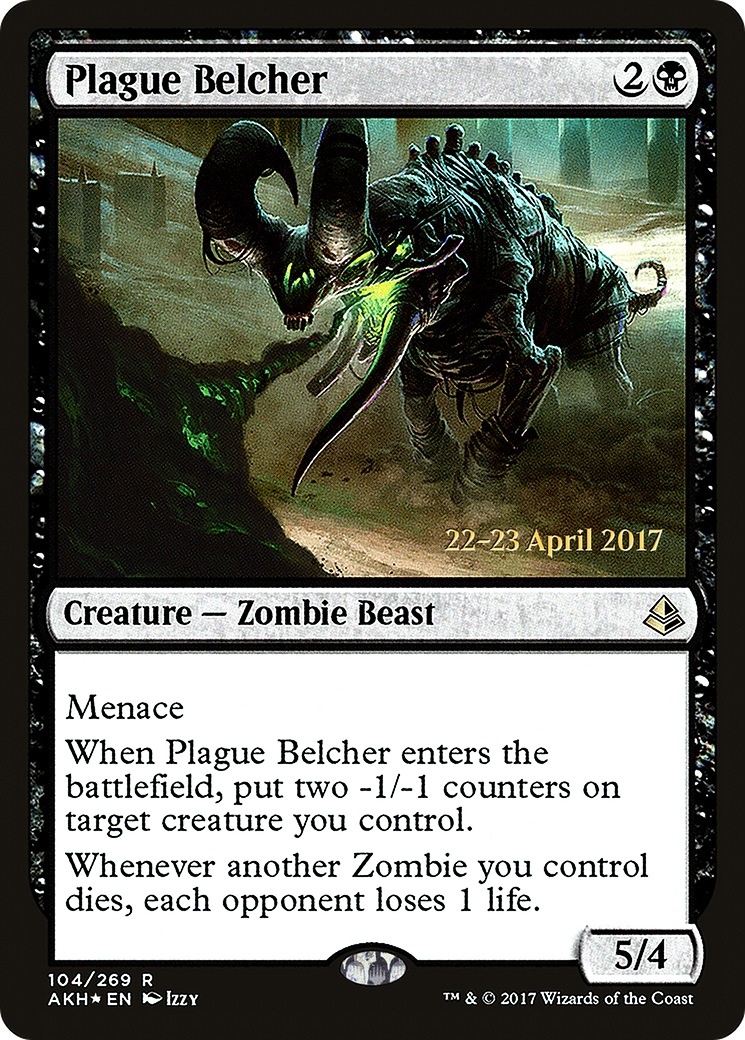 Plague Belcher [Amonkhet Prerelease Promos]-1