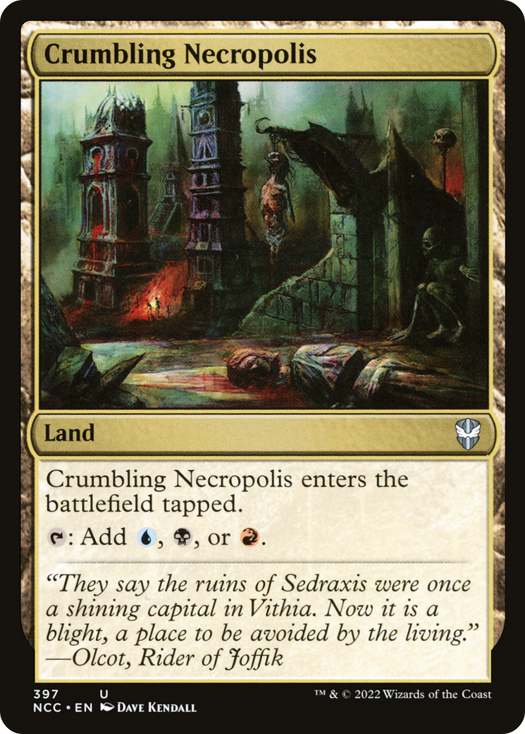Crumbling Necropolis [Streets of New Capenna Commander]-1