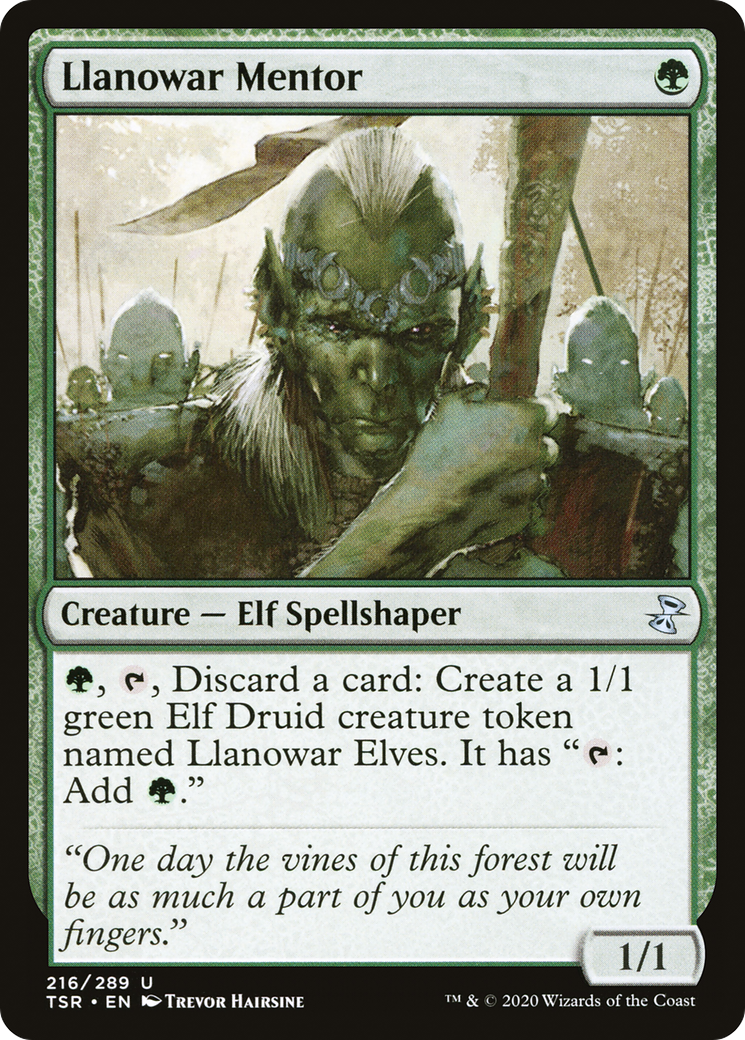 Llanowar Mentor [Time Spiral Remastered]-1