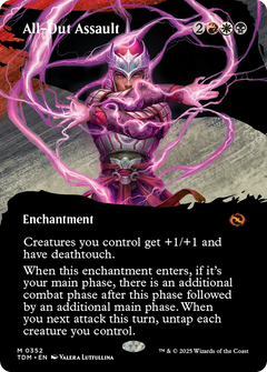 All-Out Assault (Borderless) [Tarkir: Dragonstorm]-1