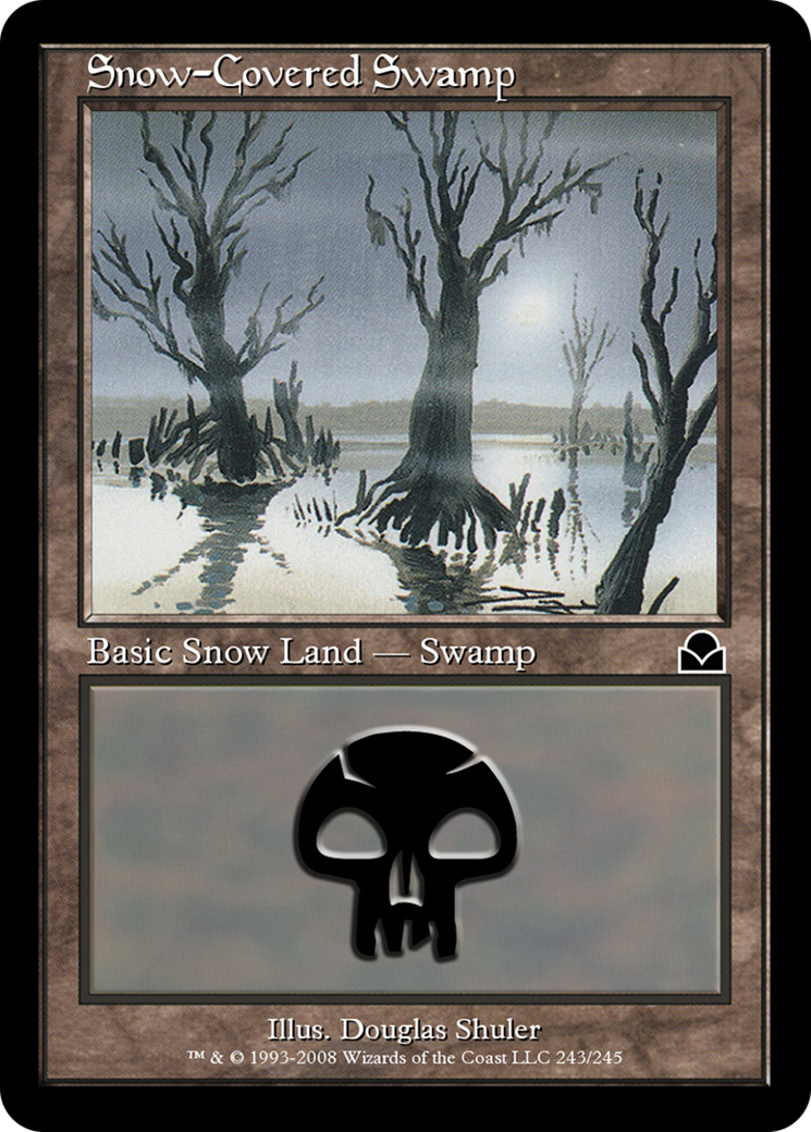 Snow-Covered Swamp (ME2-243) - Masters Edition II Foil-1