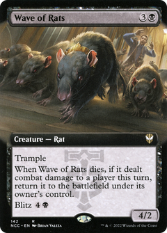 Wave of Rats (Extended Art) (NCC-142) - New Capenna Commander: (Extended Art)-1