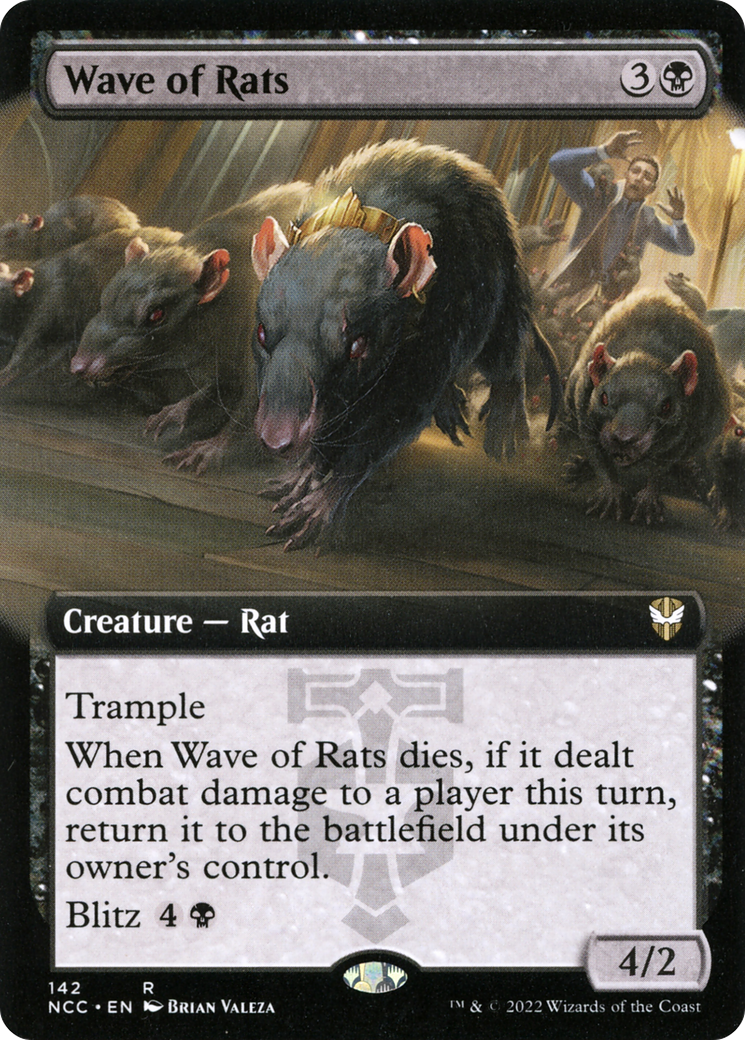 Wave of Rats (Extended Art) (NCC-142) - New Capenna Commander: (Extended Art)-1