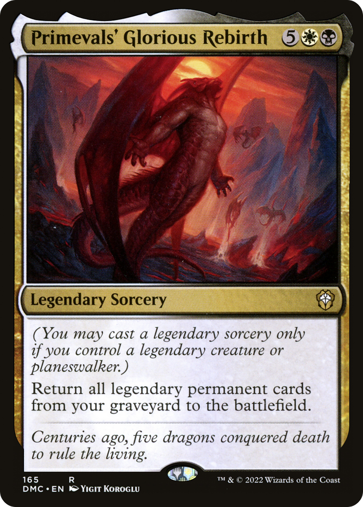 Primevals' Glorious Rebirth [Dominaria United Commander]-1