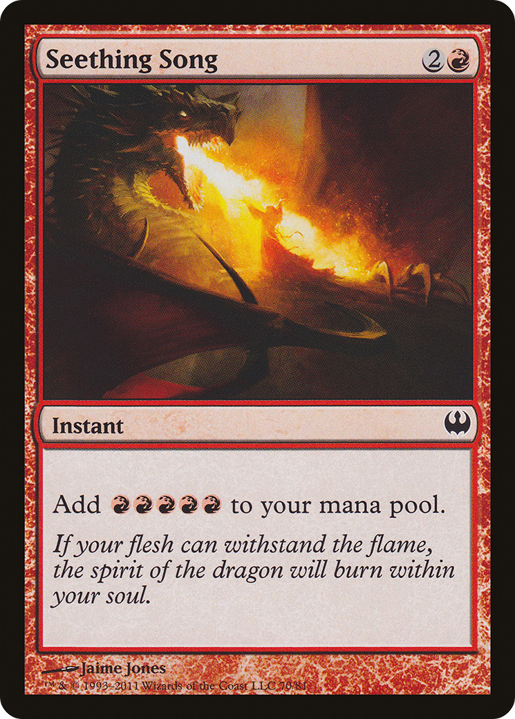 Seething Song [Duel Decks: Knights vs. Dragons]-1