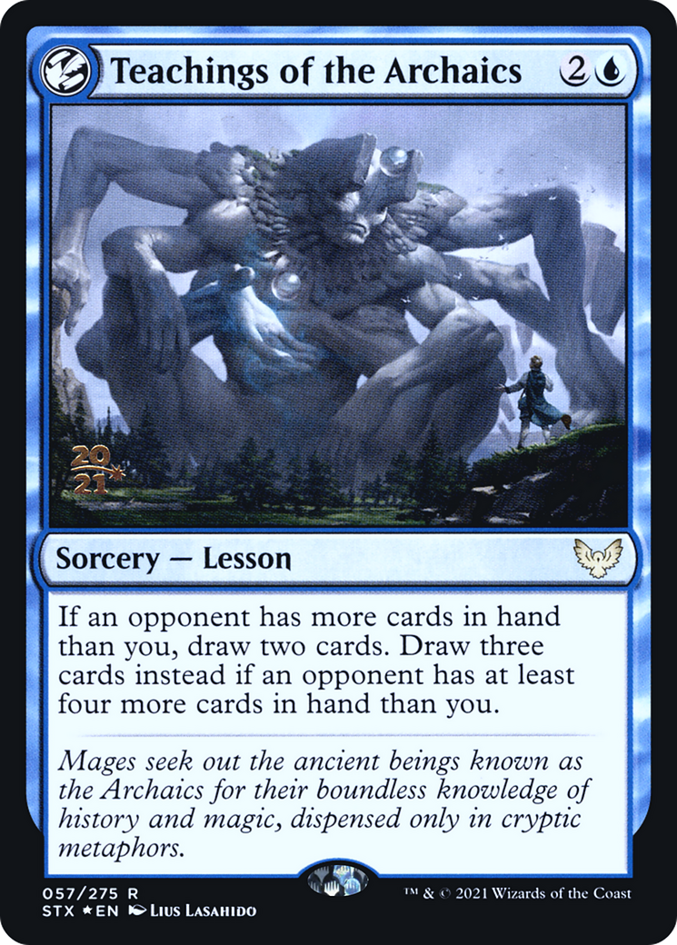 Teachings of the Archaics [Strixhaven: School of Mages Prerelease Promos]-1