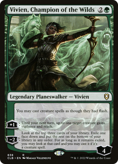 Vivien, Champion of the Wilds (CLB-838) - Commander Legends: Battle for Baldur's Gate-1