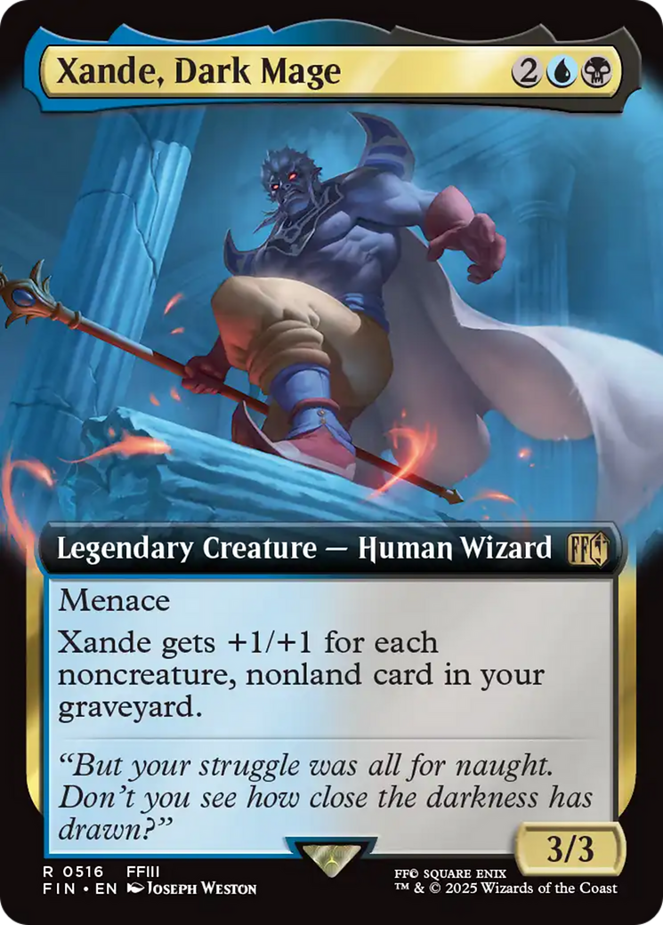 Xande, Dark Mage (Extended Art) (FIN-516) - FINAL FANTASY: (Extended Art)-1