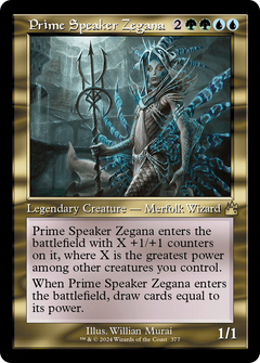 Prime Speaker Zegana (Retro Frame) [Ravnica Remastered]-1