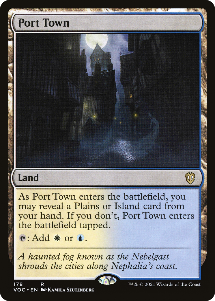 Port Town [Innistrad: Crimson Vow Commander]-1