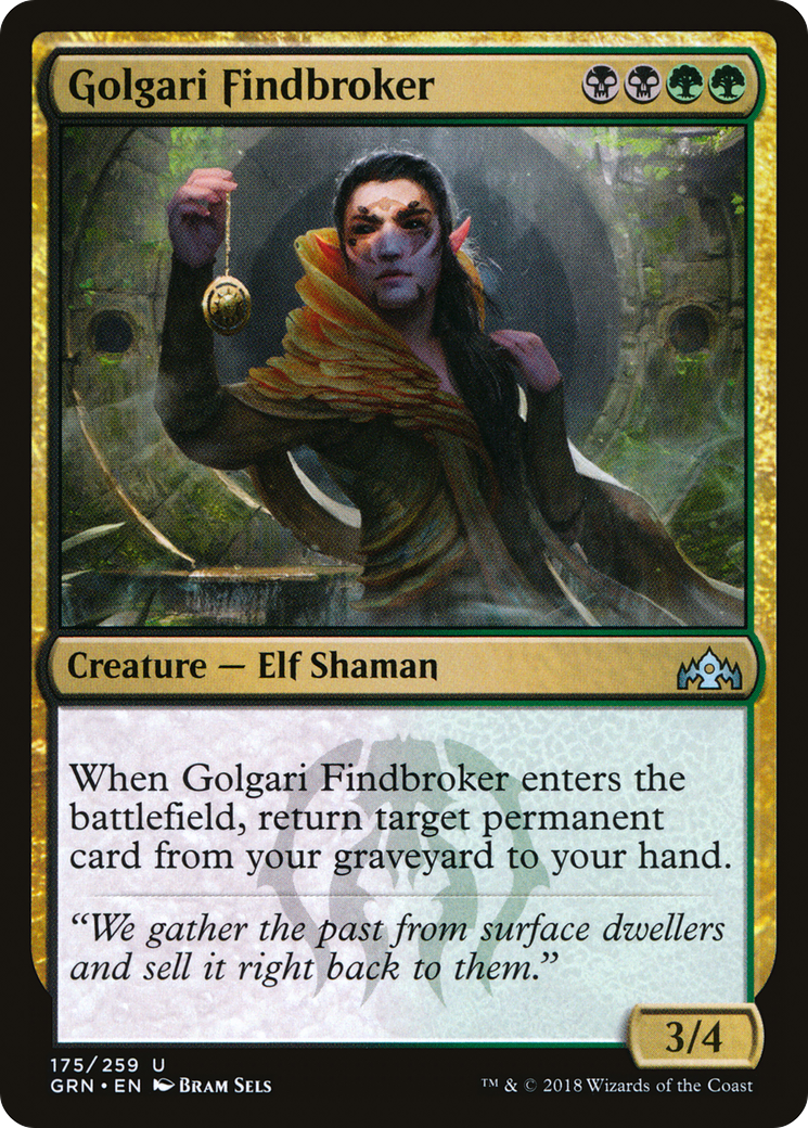 Golgari Findbroker [Guilds of Ravnica]-1