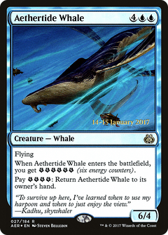 Aethertide Whale [Aether Revolt Prerelease Promos]-1