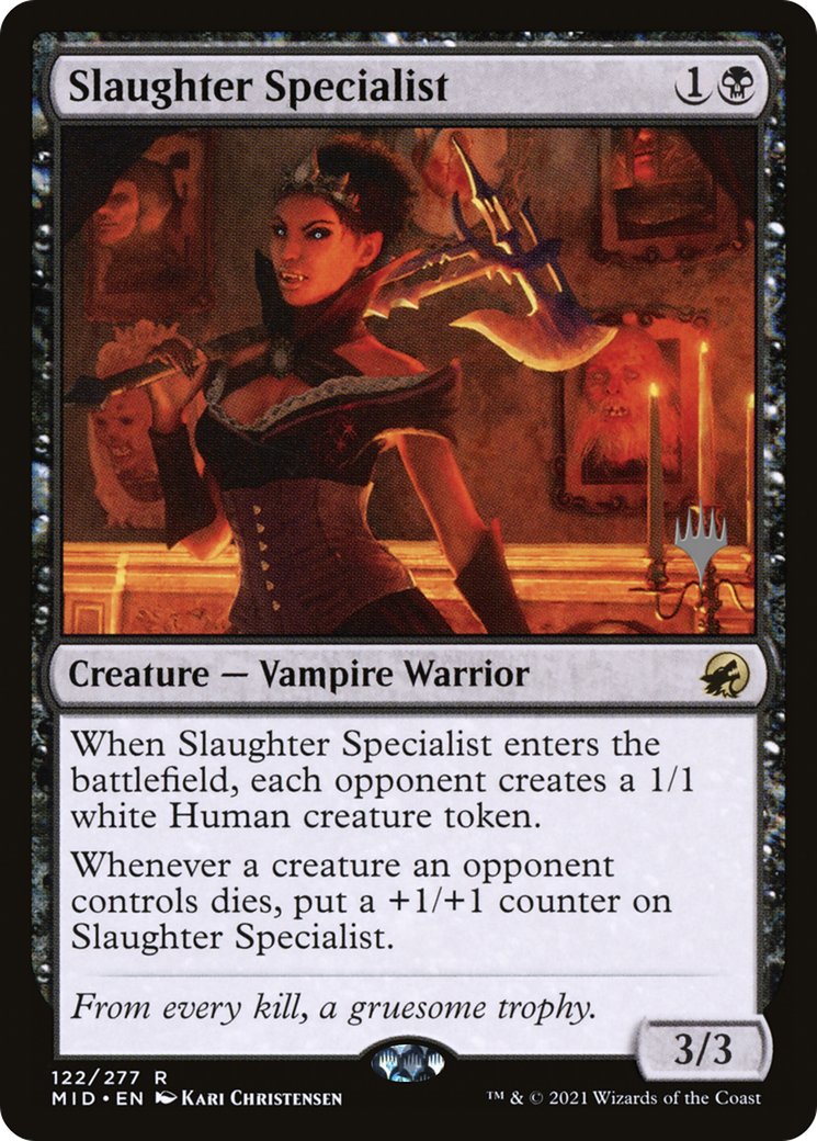 Slaughter Specialist (Promo Pack) [Innistrad: Midnight Hunt Promos]-1