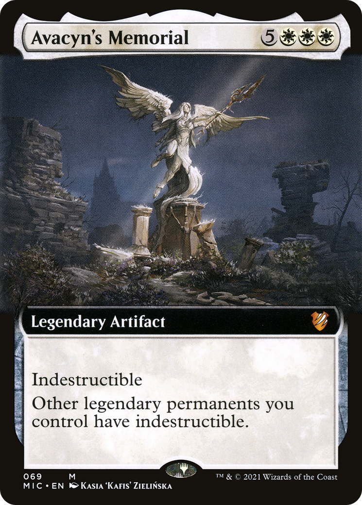 Avacyn's Memorial (Extended Art) [Innistrad: Midnight Hunt Commander]-1