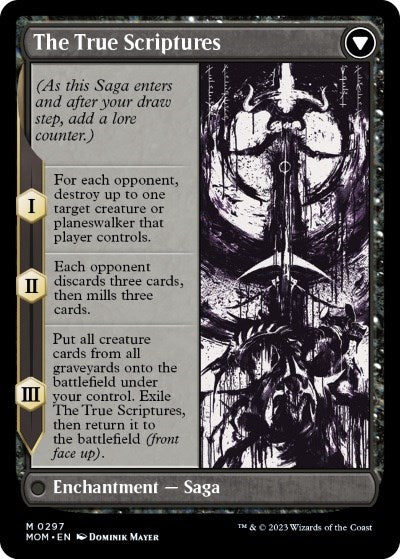 Sheoldred // The True Scriptures (Showcase Planar Booster Fun) [March of the Machine]-2