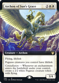 Archon of Sun's Grace (Extended Art) [Theros Beyond Death]-1