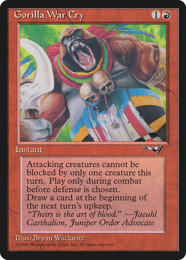 Gorilla War Cry (Sickle Blade) [Alliances]-1