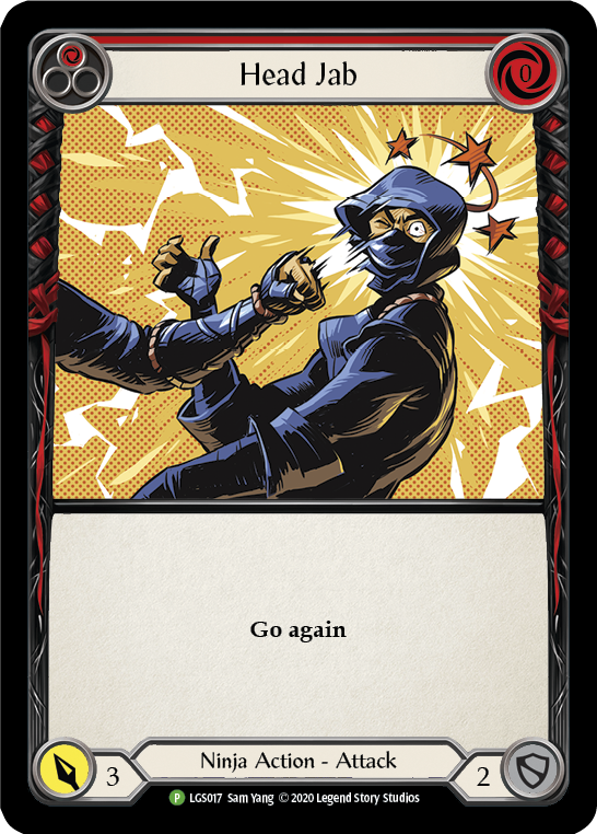 Head Jab (Red) [LGS017] (Promo)  Rainbow Foil-1