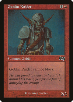 Goblin Raider [Urza's Saga]-1