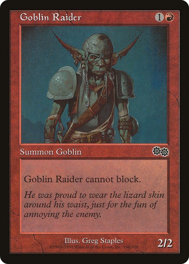 Goblin Raider [Urza's Saga]-1