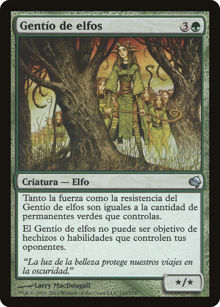 Drove of Elves (Spanish) - "Gentio de elfos" (PS11-128) - Salvat 2011-1