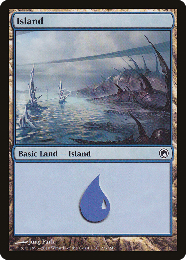 Island (237) [Scars of Mirrodin]-1