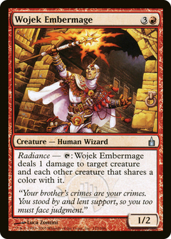 Wojek Embermage (RAV-152) - Ravnica: City of Guilds Foil-1