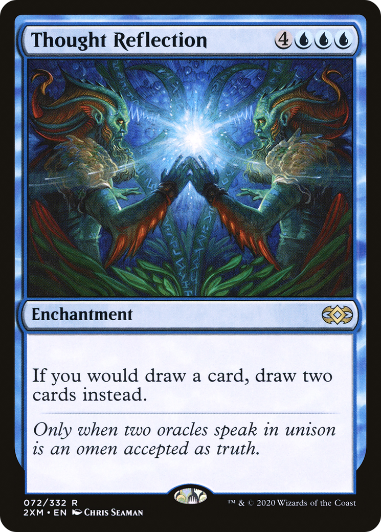 Thought Reflection (2XM-072) - Double Masters Foil-1