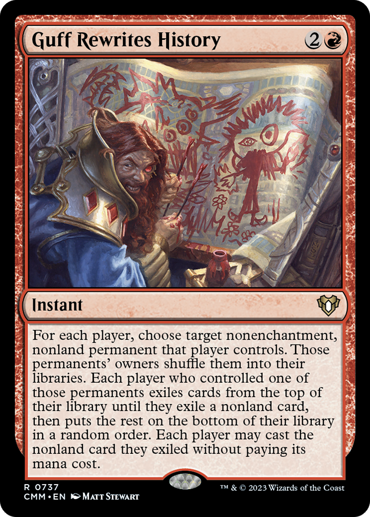 Guff Rewrites History [Commander Masters]-1