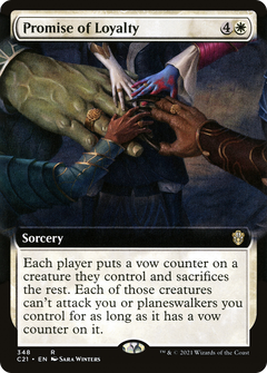 Promise of Loyalty (Extended Art) [Commander 2021]-1