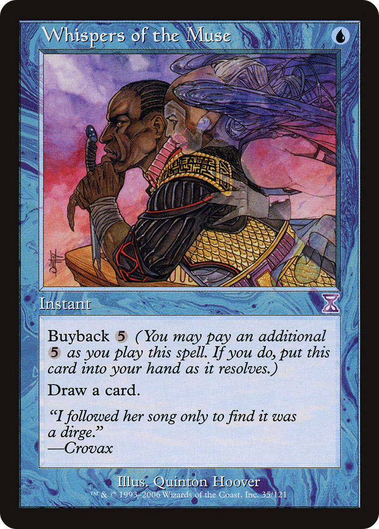 Whispers of the Muse (TSB-035) - Time Spiral Timeshifted Foil-1