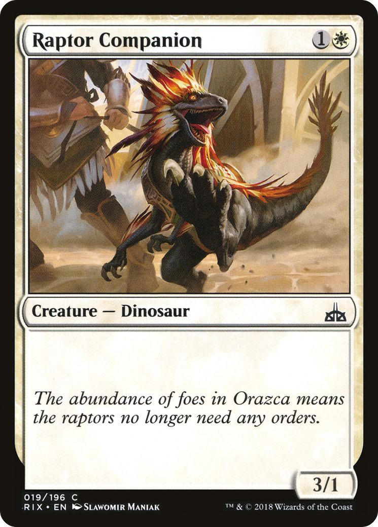 Raptor Companion [Rivals of Ixalan]-1