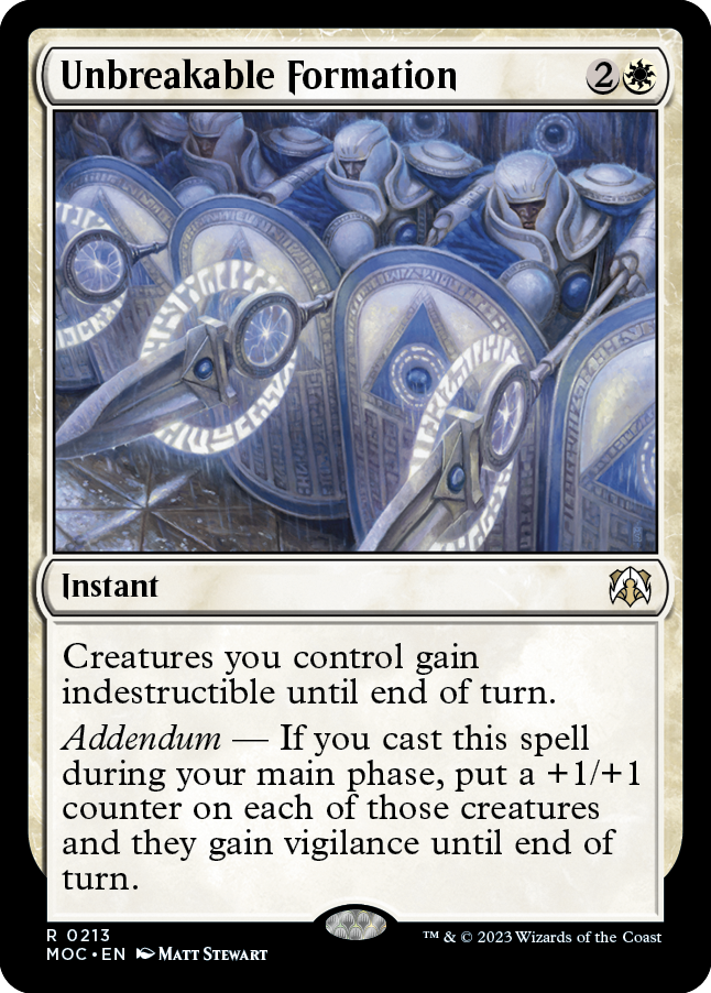 Unbreakable Formation [March of the Machine Commander]-1