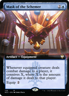 Mask of the Schemer (Extended Art) [Streets of New Capenna Commander]-1