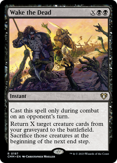 Wake the Dead (CMM-197) - Commander Masters Foil-1