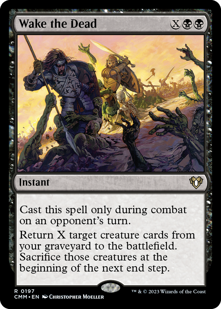 Wake the Dead (CMM-197) - Commander Masters Foil-1