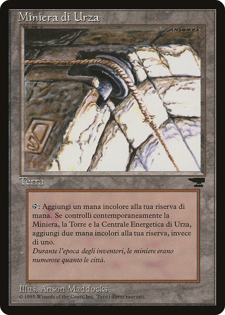 Urza's Mine (Tower) (Italian) - "Miniera di Urza" (REN-) - Rinascimento-1