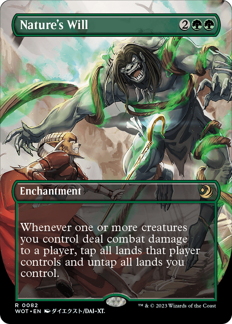 Nature's Will (Anime Borderless) [Wilds of Eldraine: Enchanting Tales]-1
