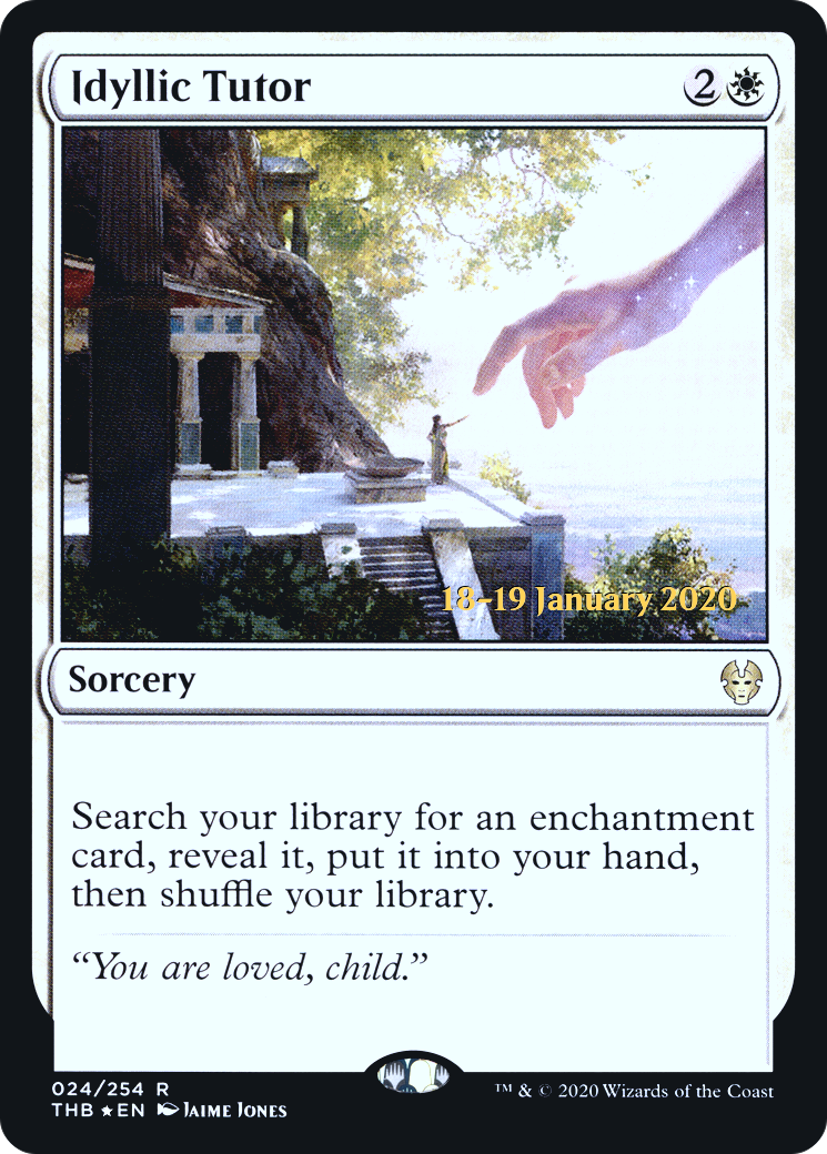 Idyllic Tutor [Theros Beyond Death Prerelease Promos]-1