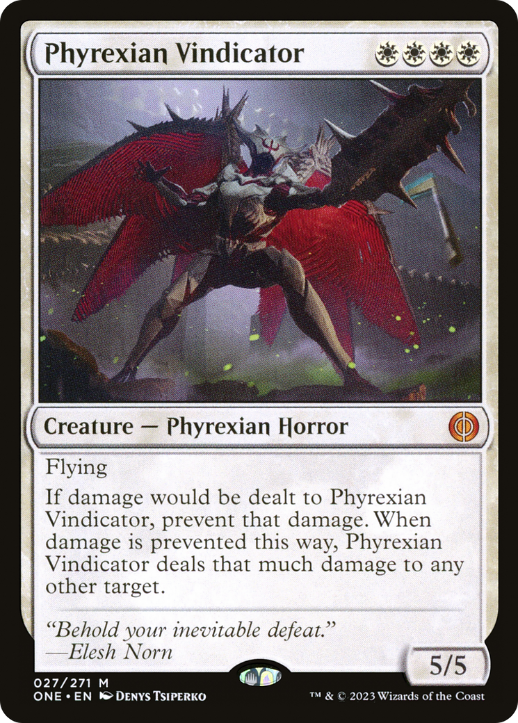 Phyrexian Vindicator [Phyrexia: All Will Be One]-1