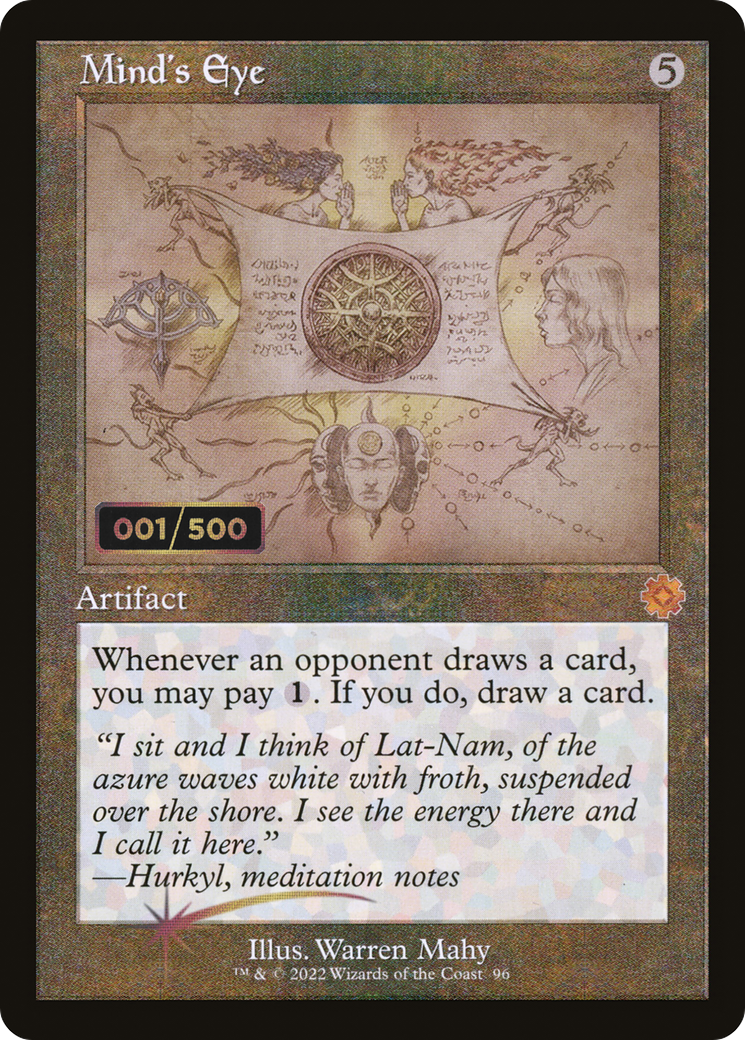 Mind's Eye (Retro Schematic) (Serialized) [The Brothers' War Retro Artifacts]-1