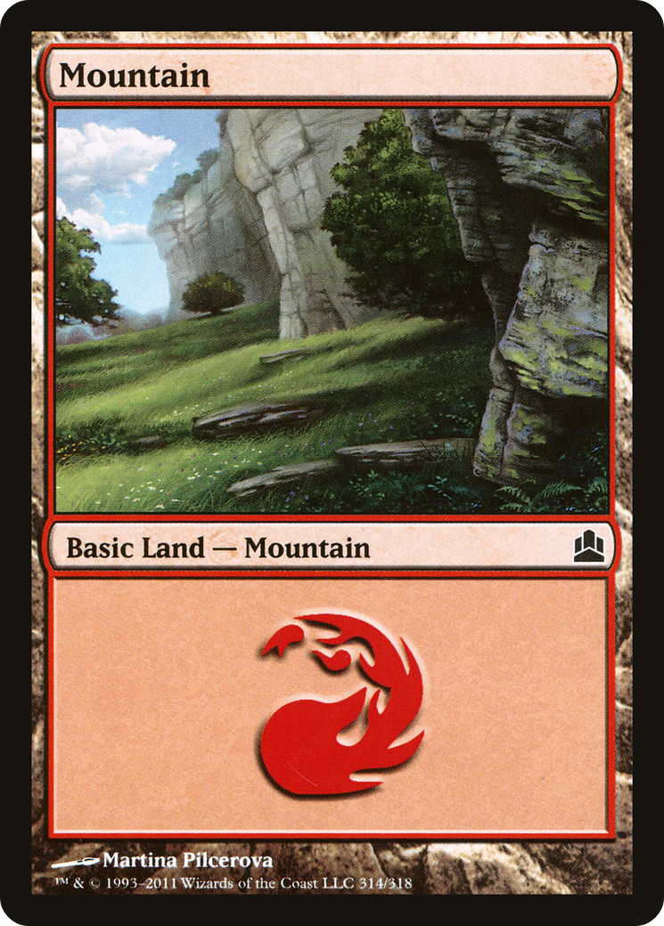Mountain (314) [Commander 2011]-1