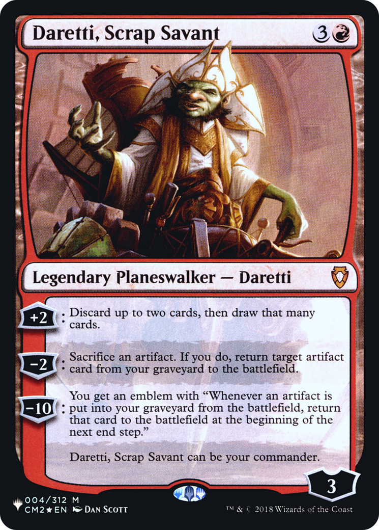 Daretti, Scrap Savant [Secret Lair: Heads I Win, Tails You Lose]-1